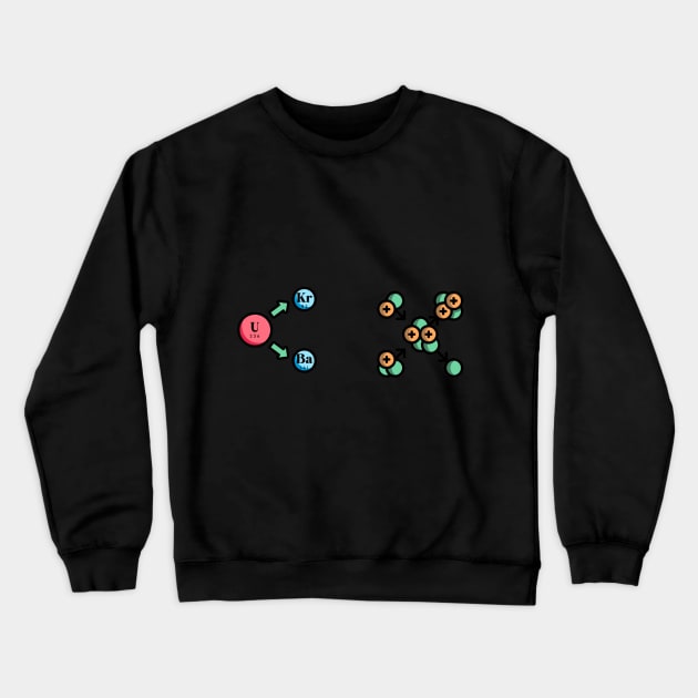 Nuclear Reaction Crewneck Sweatshirt by Chippy Wares